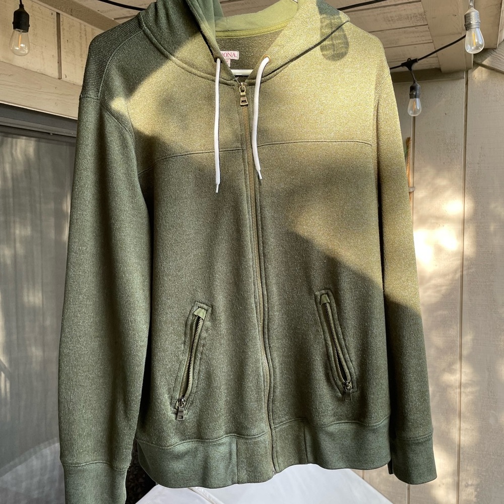Merona (Large) Green Zip-Up Jacket